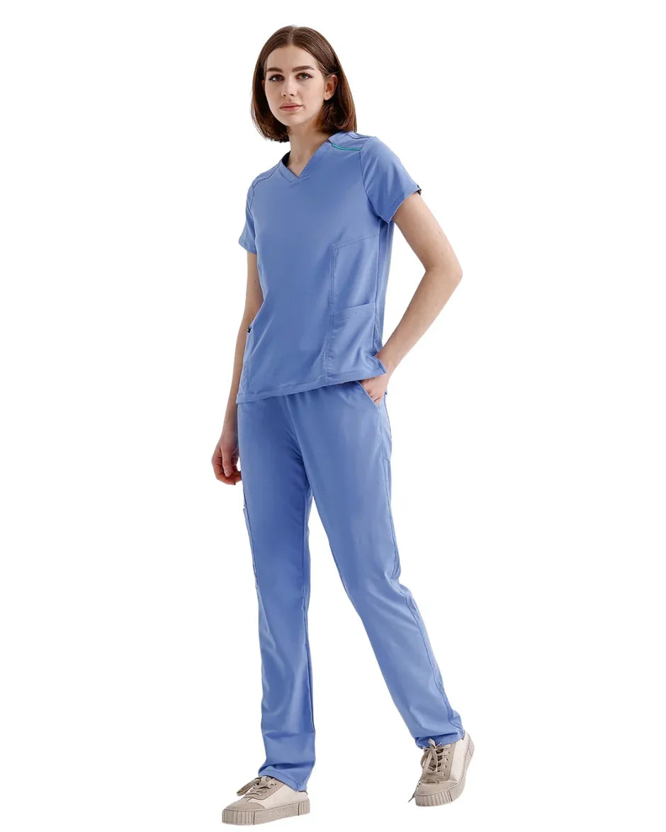 Womens' Symmetrical Collar Victoria Comfy Master Scrubs