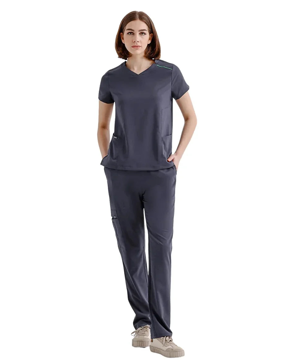 Womens' Symmetrical Collar Victoria Comfy Master Scrubs