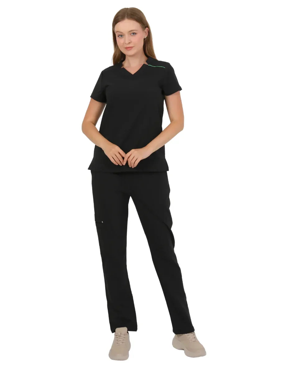 Womens' Symmetrical Collar Victoria Comfy Master Scrubs