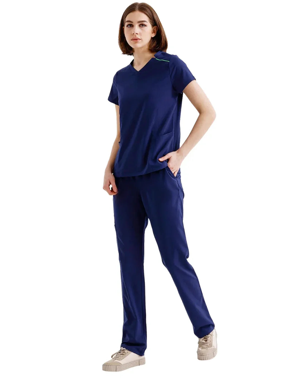 Womens' Symmetrical Collar Victoria Comfy Master Scrubs