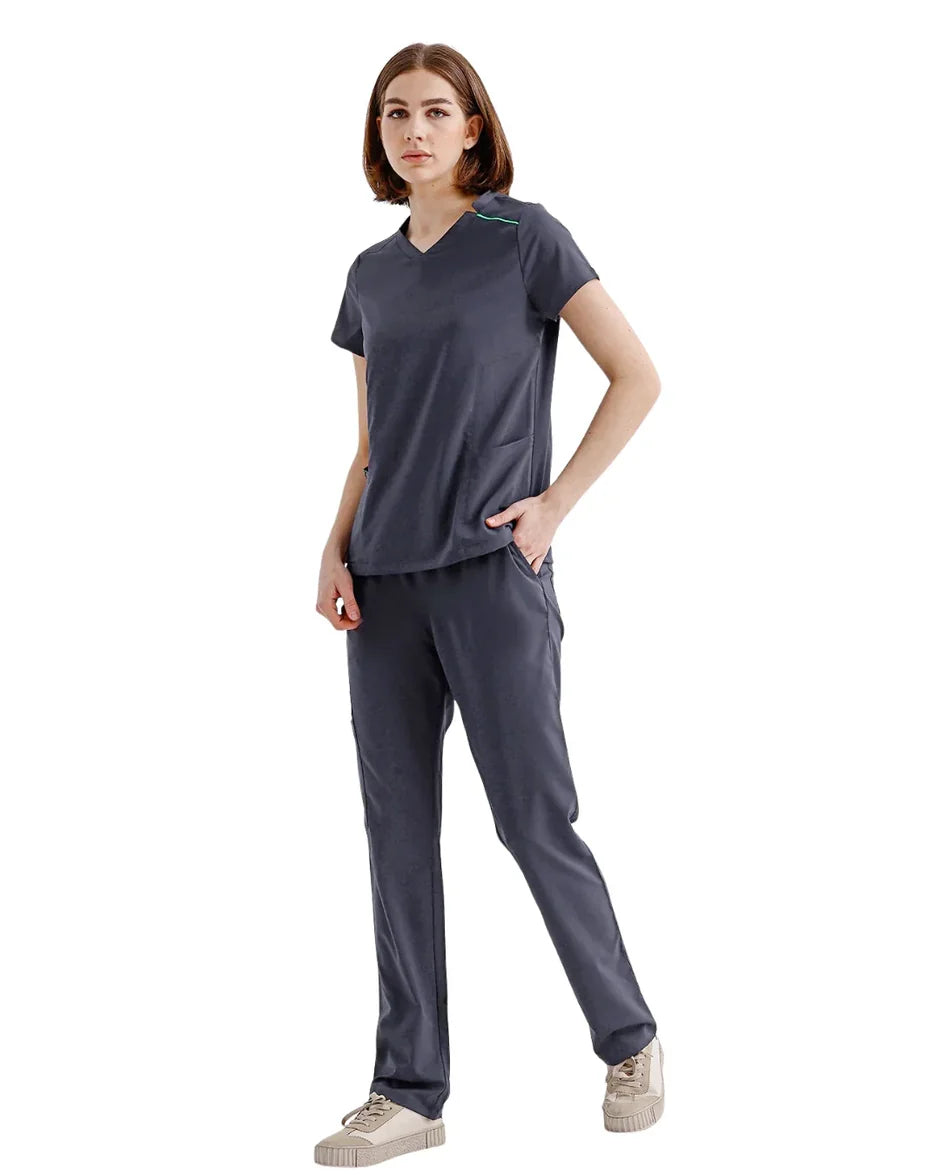 Womens' Symmetrical Collar Victoria Comfy Master Scrubs