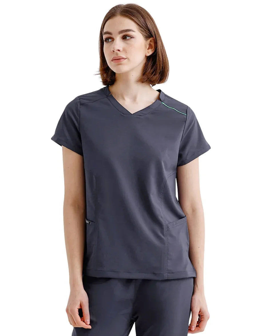Womens' Symmetrical Collar Victoria Comfy Master Scrubs