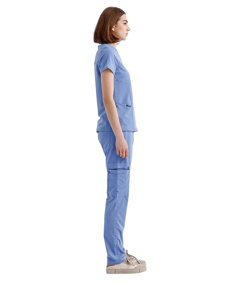 Womens' Symmetrical Collar Victoria Comfy Master Scrubs