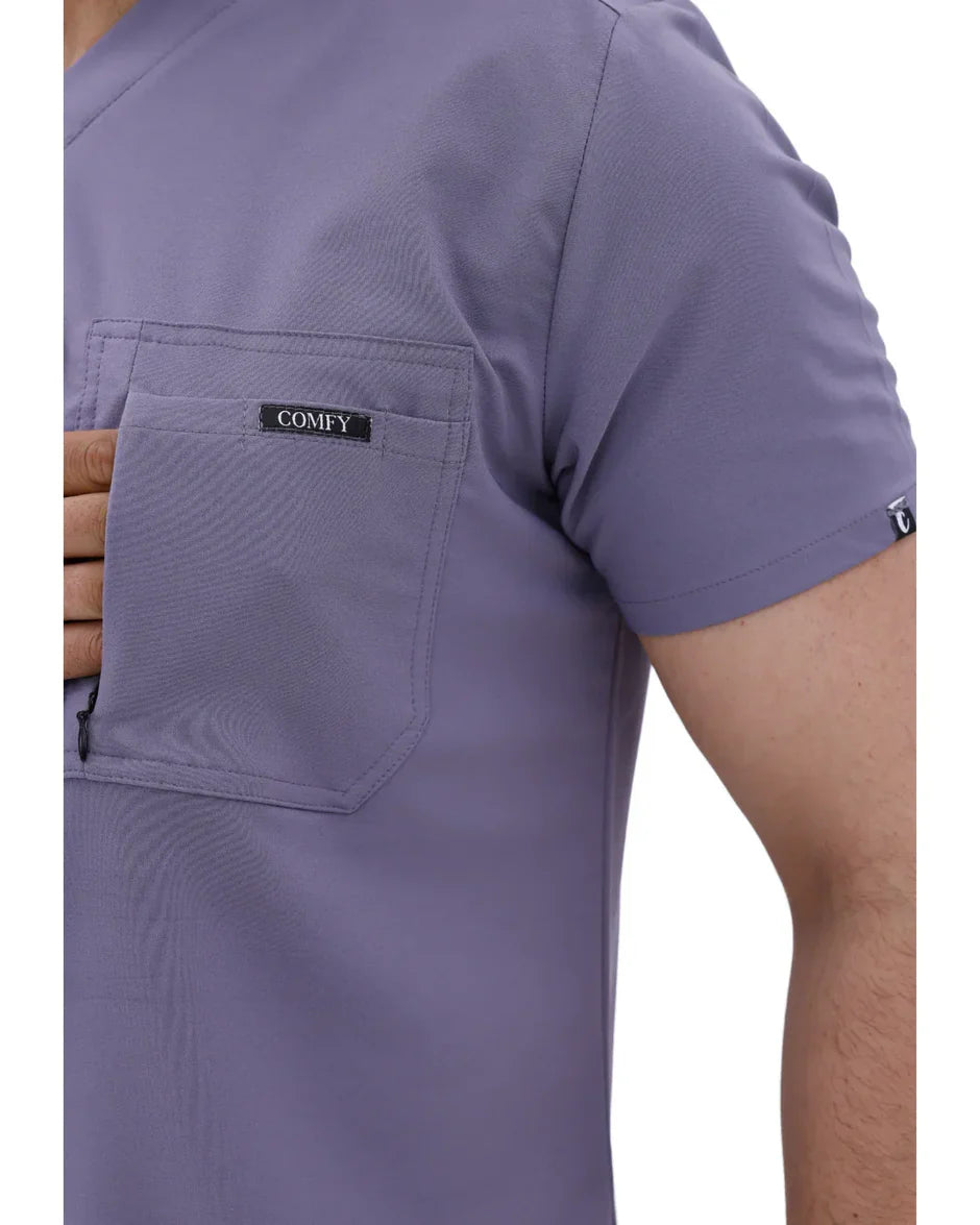 Men's V-Neck Rebel Comfy Master Scrubs