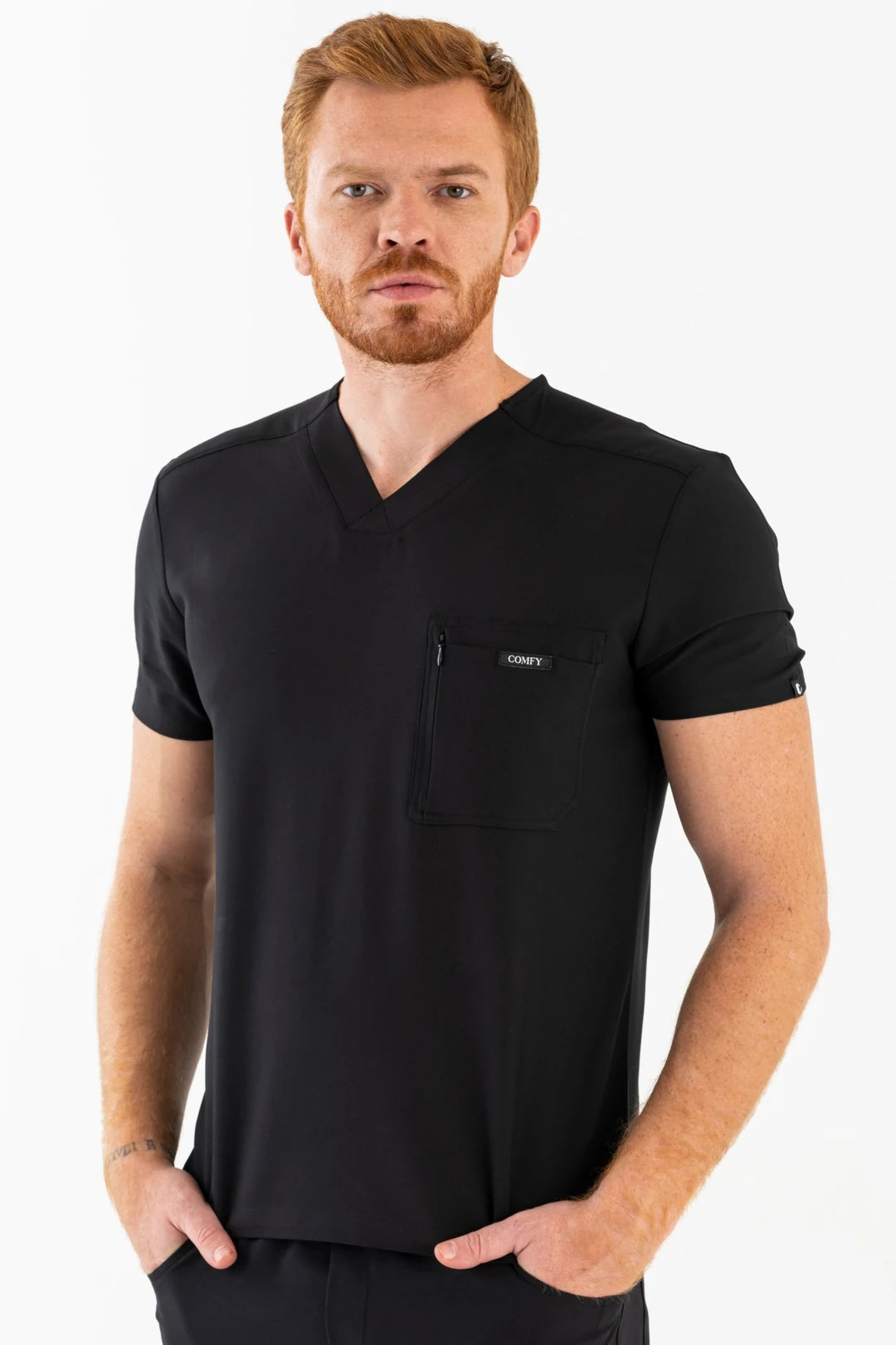 Men's V-Neck Rebel Comfy Master Scrubs