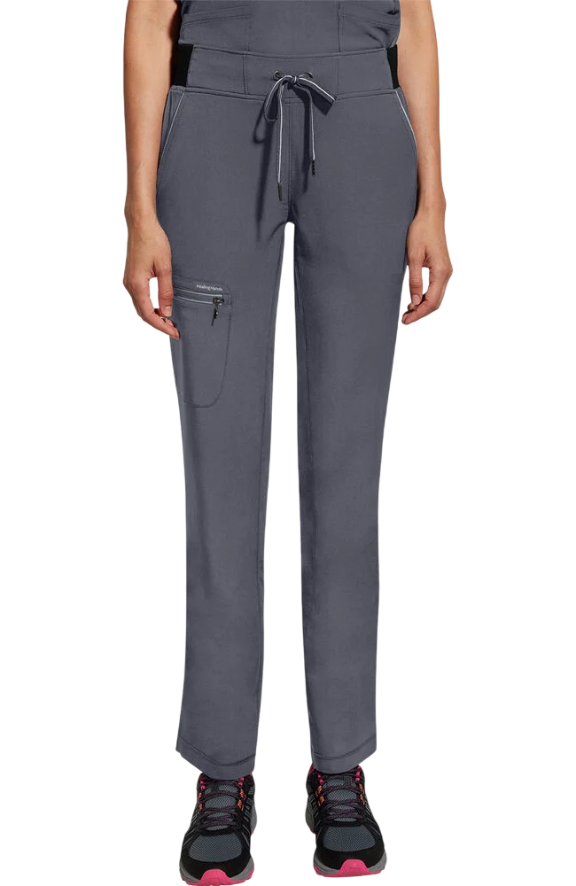 Women's Scrub Set: Sonia Zip Y-Neck Top & Nisha Knit Waistband Pant