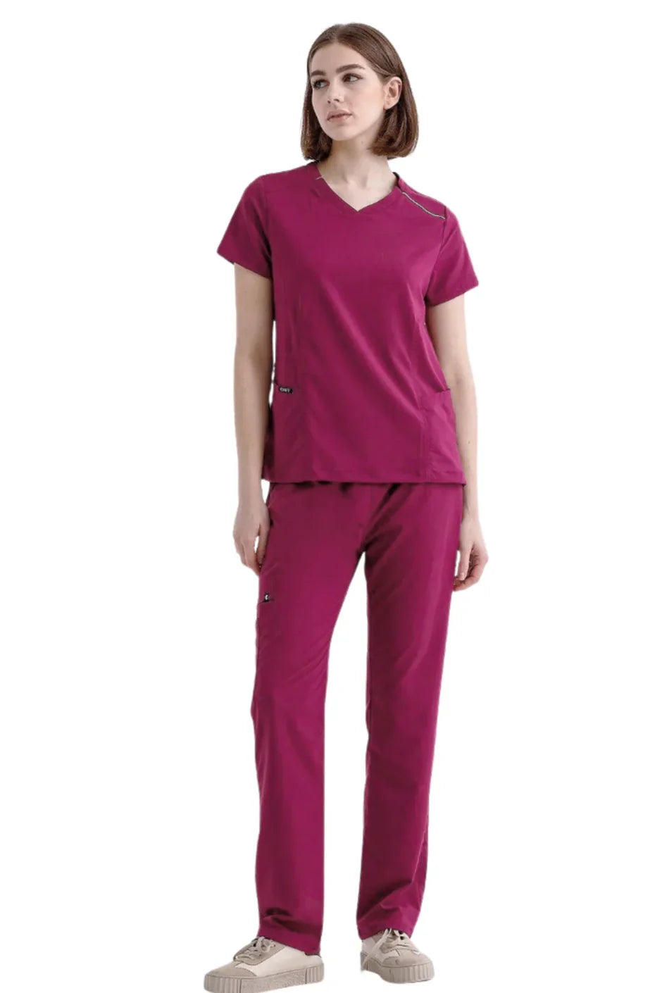 Womens' Symmetrical Collar Victoria Comfy Master Scrubs