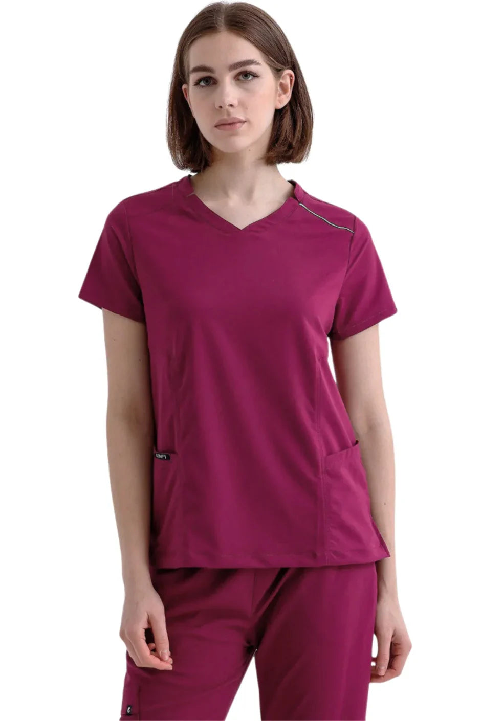 Womens' Symmetrical Collar Victoria Comfy Master Scrubs
