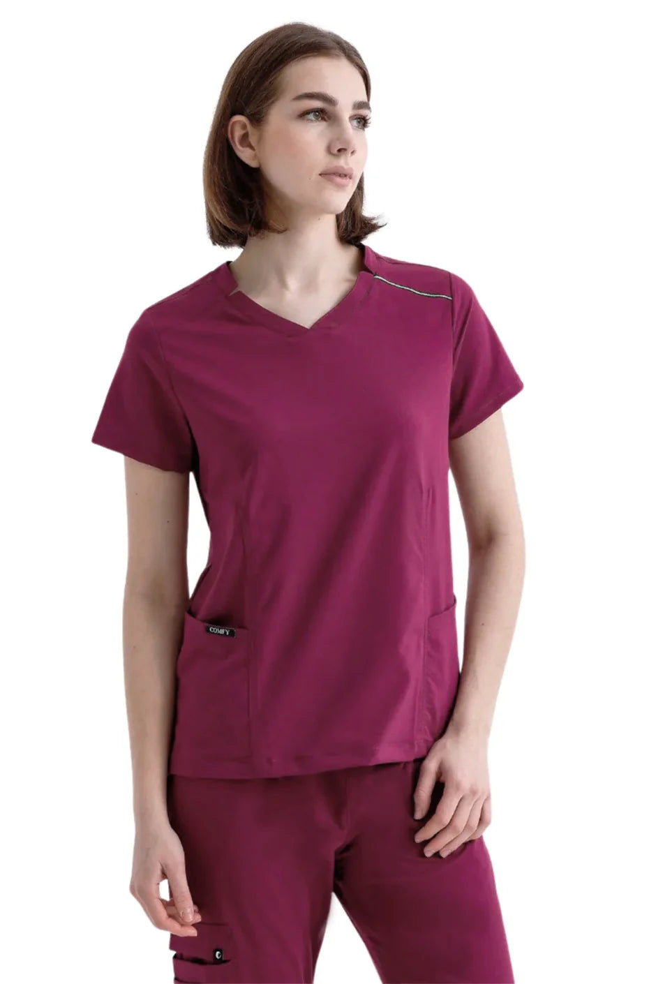 Womens' Symmetrical Collar Victoria Comfy Master Scrubs