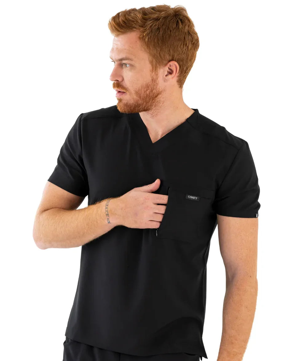 Men's V-Neck Rebel Comfy Master Scrubs
