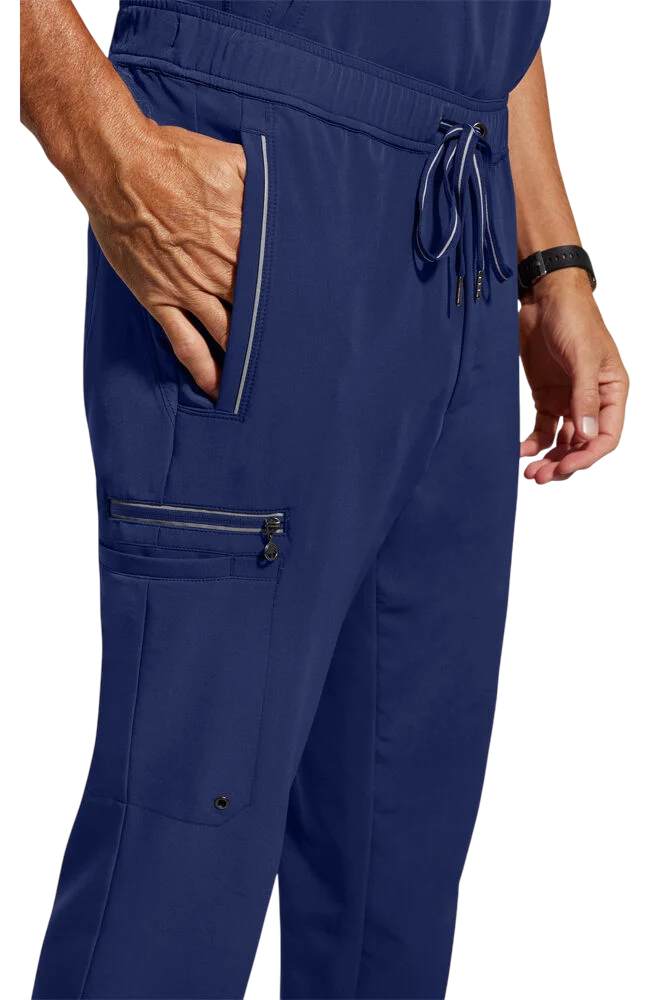 Men's Scrub Set: Steven V-Neck Top & Noah Cargo Pants