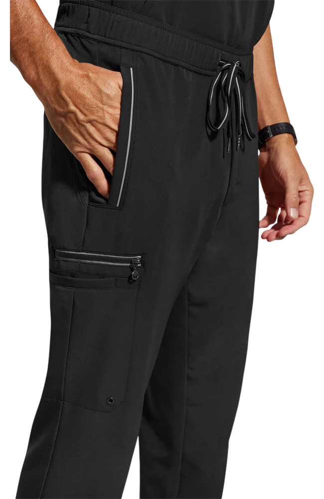 Men's Scrub Set: Steven V-Neck Top & Noah Cargo Pants