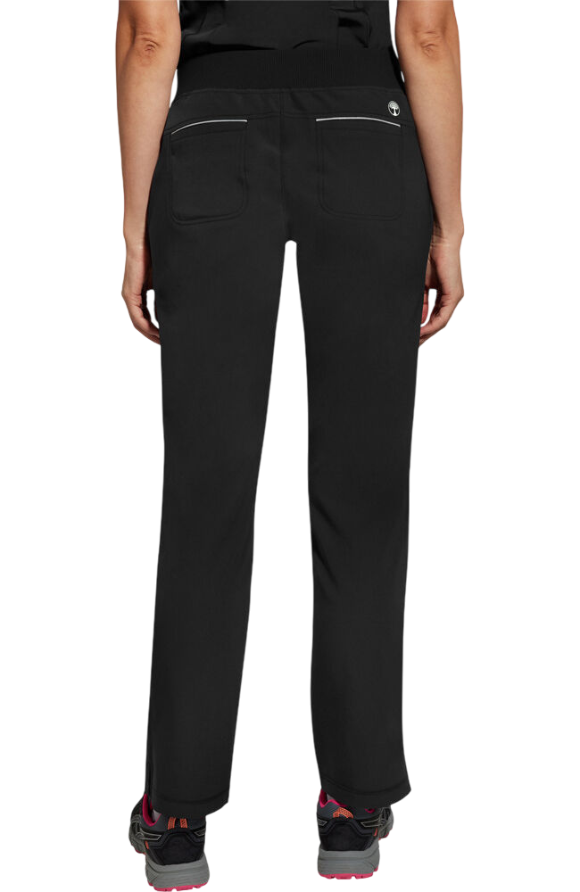Women's Scrub Set: Sonia Zip Y-Neck Top & Nisha Knit Waistband Pant