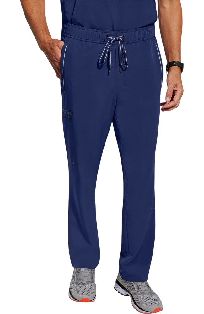 Men's Scrub Set: Steven V-Neck Top & Noah Cargo Pants