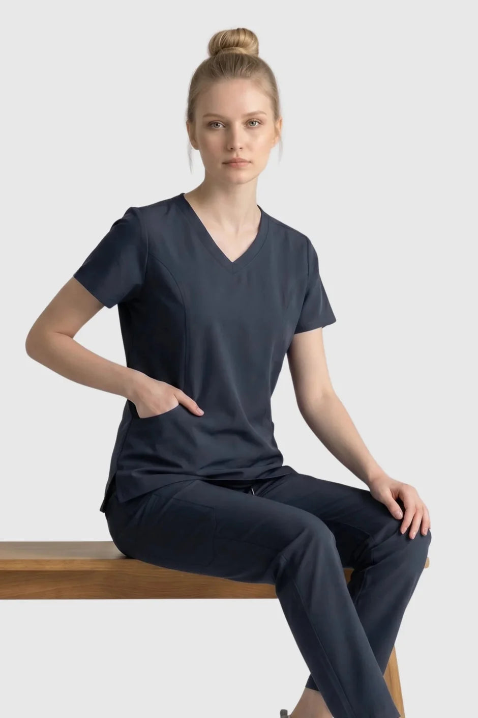 Women's Drop Collar Lui Comfy Master Scrubs