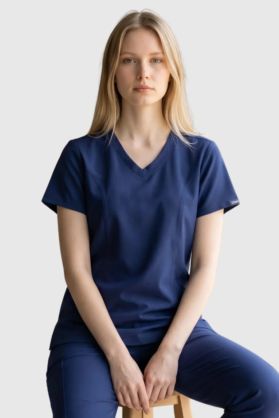 Women's Drop Collar Lui Comfy Master Scrubs