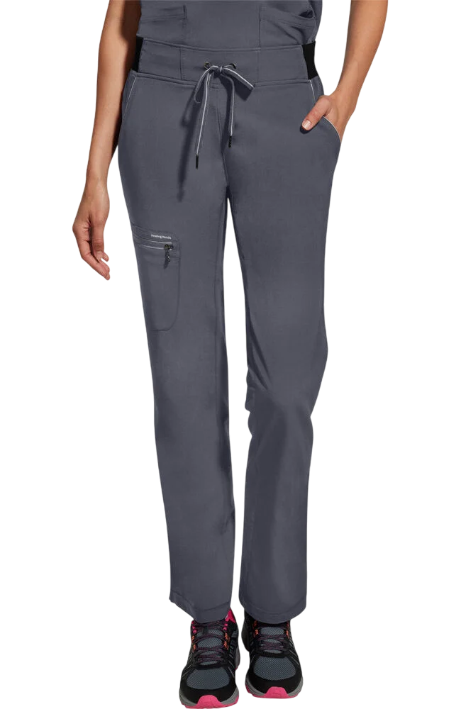 Women's Scrub Set: Sonia Zip Y-Neck Top & Nisha Knit Waistband Pant