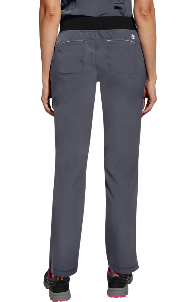 Women's Scrub Set: Sonia Zip Y-Neck Top & Nisha Knit Waistband Pant